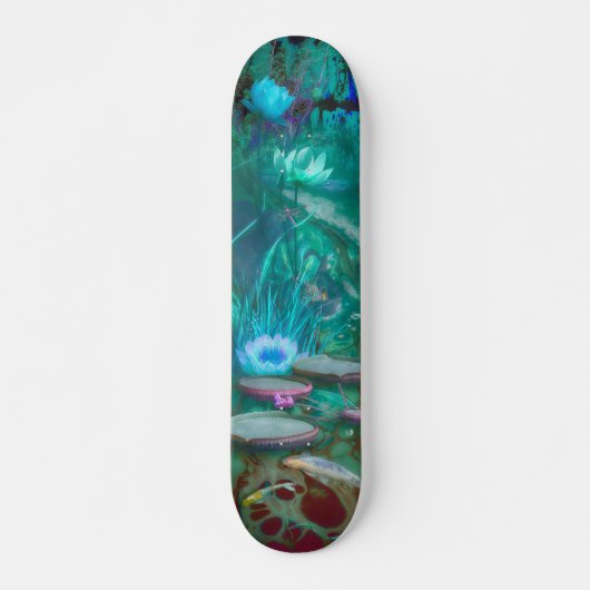 Koi Fish "BORN OF DRAGONFLY" Persoonlijk Skateboard (Voorkant)