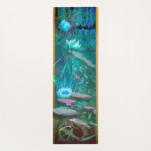 KOI FISH Born of Dragonfly Yogamat (Achterkant)