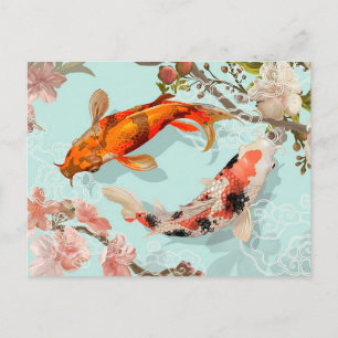 Koi Fish Briefkaart