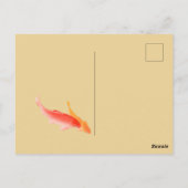 Koi Fish Briefkaart (Achterkant)