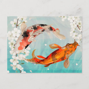 Koi Fish Briefkaart