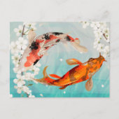 Koi Fish Briefkaart (Voorkant)