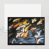 Koi Fish Briefkaart (Voorkant / Achterkant)