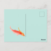 Koi Fish Briefkaart (Achterkant)