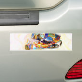 KOI FISH  Bumper Sticker (Op auto)