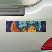 Koi Fish Bumpersticker (Op auto)