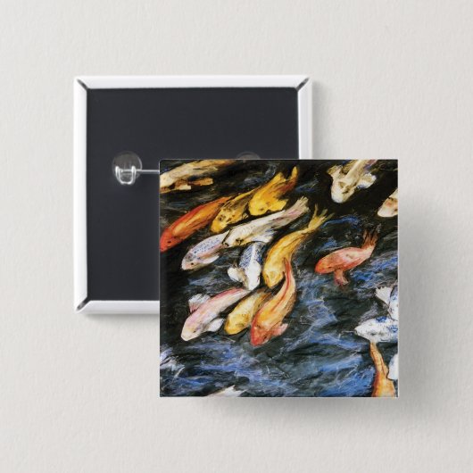 Koi Fish Button (Voorkant /achterkant)