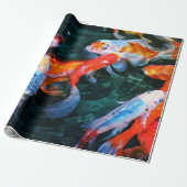 Koi Fish Cadeaupapier (Uitgerold)