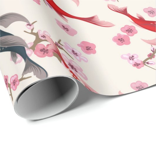 Koi Fish Cadeaupapier (Rol Hoek)