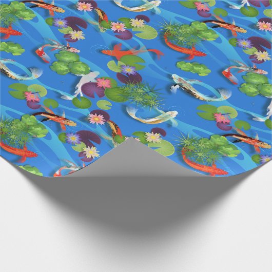Koi Fish Cadeaupapier (Hoek)