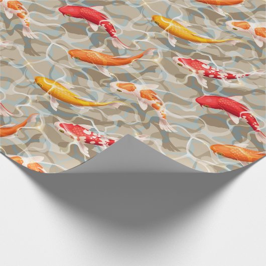 Koi Fish Cadeaupapier (Hoek)