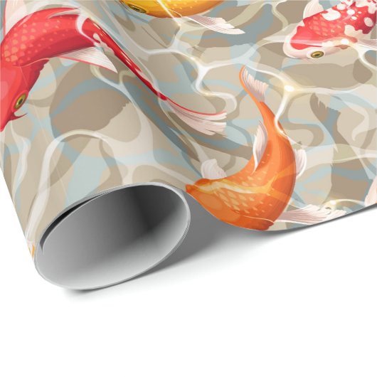 Koi Fish Cadeaupapier (Rol Hoek)