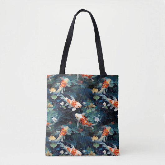 Koi Fish Canvas tas (Voorkant)