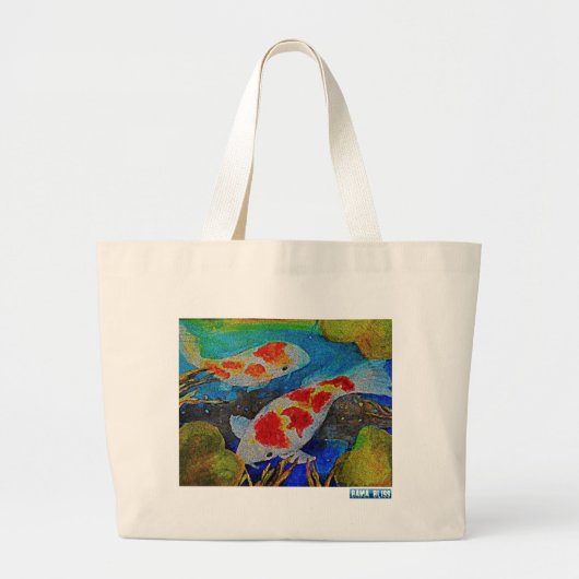 Koi Fish Canvas tas (Voorkant)