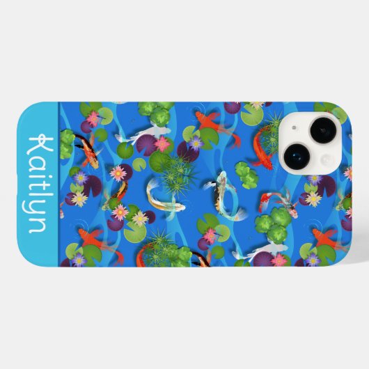 Koi Fish Case-Mate iPhone Case (Achterkant (horizontaal))