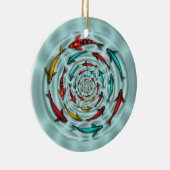 Koi Fish Circle Ornament (Rechts)