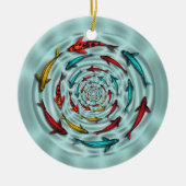Koi Fish Circle Ornament (Voorkant)