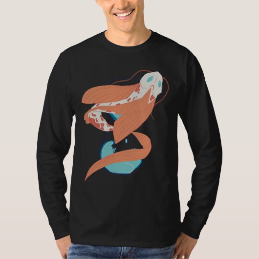 Koi Fish Circling Hourglass 333 T-shirt (Voorkant)