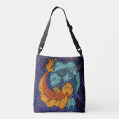 Koi Fish Crossbody Tas (Achterkant)
