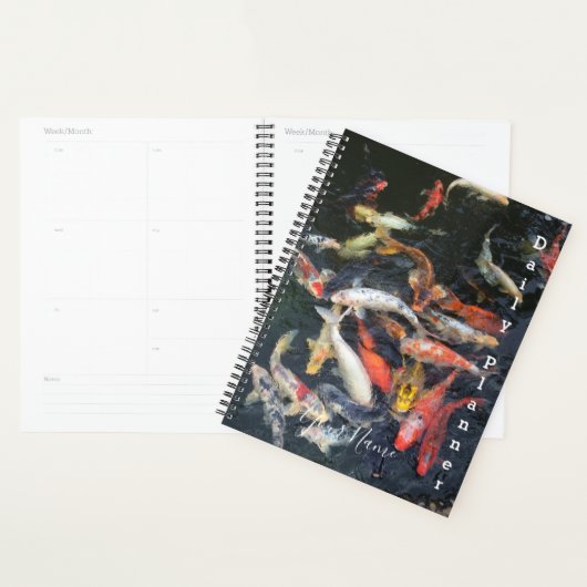 Koi Fish Daily Planner- HAMbWG Planner (Display)
