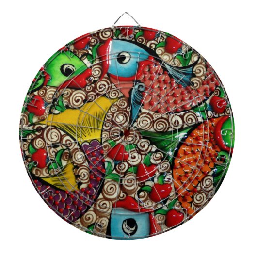 Koi Fish Dartbord (Voorkant)