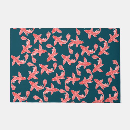 Koi Fish Dedoor Mat (Voorkant)