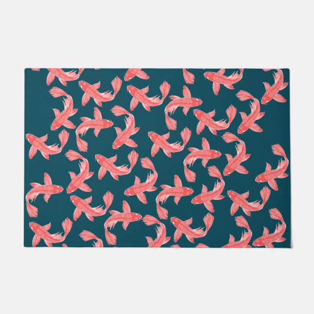 Koi Fish Dedoor Mat (Voorkant)