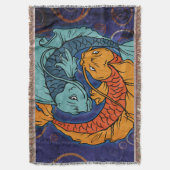 Koi Fish Deken (Voorkant Verticaal)