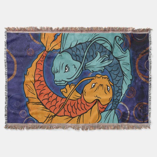 Koi Fish Deken (Voorkant)