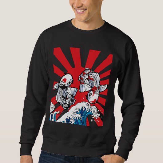 Koi Fish Design Trui (Voorkant)