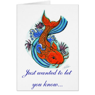Koi Fish Design, wilde je laten weten..