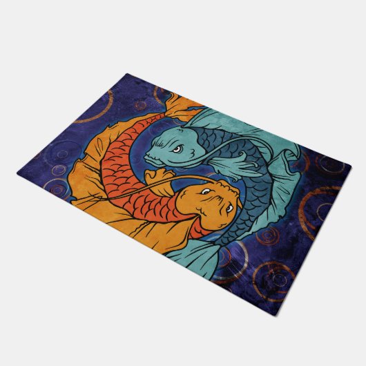 Koi Fish Deurmat (Schuin)