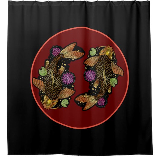 Koi Fish Douchegordijn (Voorkant)