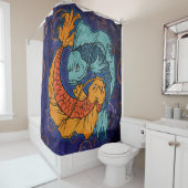 Koi Fish Douchegordijn (In situ)