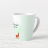Koi Fish Dream Quote Art Print – "Follow Your Drea Latte Mok (Rechterhoek)