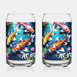 Koi Fish Drinkware Set Blikvorm Glas