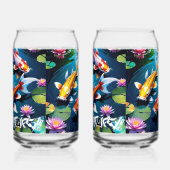 Koi Fish Drinkware Set Blikvorm Glas (Links)