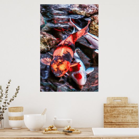 KOI FISH DUET POSTER (Keuken)
