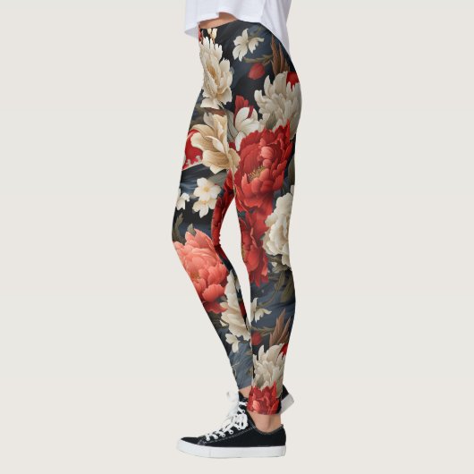 Koi Fish Floral Leggings (Links)