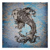 Koi Fish Foto Afdruk (Voorkant)