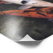 Koi Fish Foto Afdruk (Hoek)