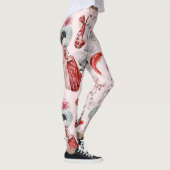 Koi fish Geisha Japanse patroonleggings Leggings (Rechts)
