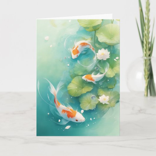 Koi Fish Gentle Symphony Kaart (Voorkant)