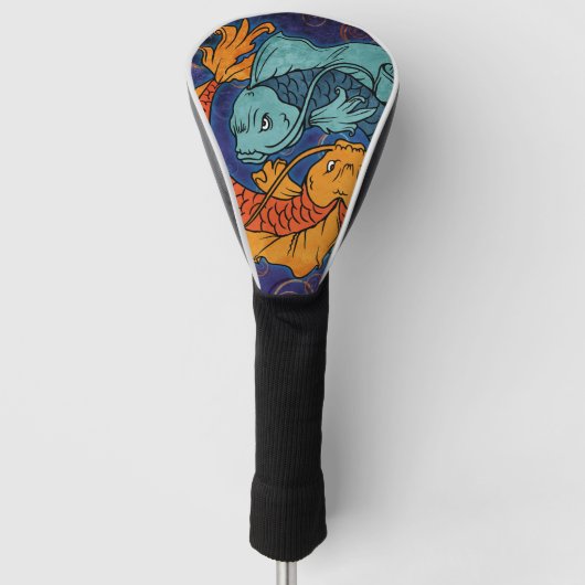 Koi Fish Golfheadcover (Voorkant)