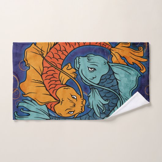 Koi Fish Handdoek (Handdoek)