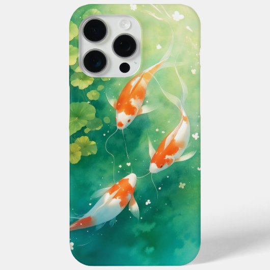 Koi Fish Harmony in de vijver Case-Mate iPhone Case (Achterkant)