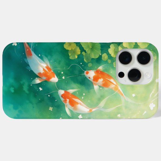 Koi Fish Harmony in de vijver Case-Mate iPhone Case (Achterkant (horizontaal))