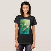 Koi Fish Harmony in de vijver T-shirt (Voorkant volledig)