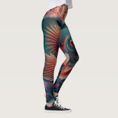 "Koi Fish Harmony" Leggings! Leggings (Rechts)