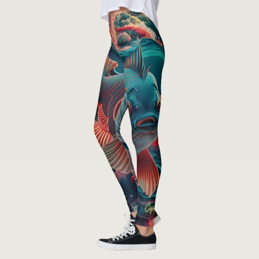 "Koi Fish Harmony" Leggings! Leggings (Links)